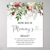 Evergreen: hoe groot is mama's buikspel poster (Voorkant)