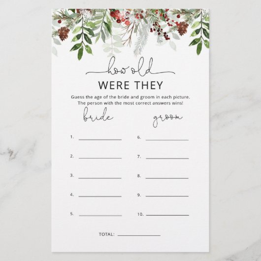 Evergreen Hoe oud waren ze in vrijgezellenfeest? (Voorkant)