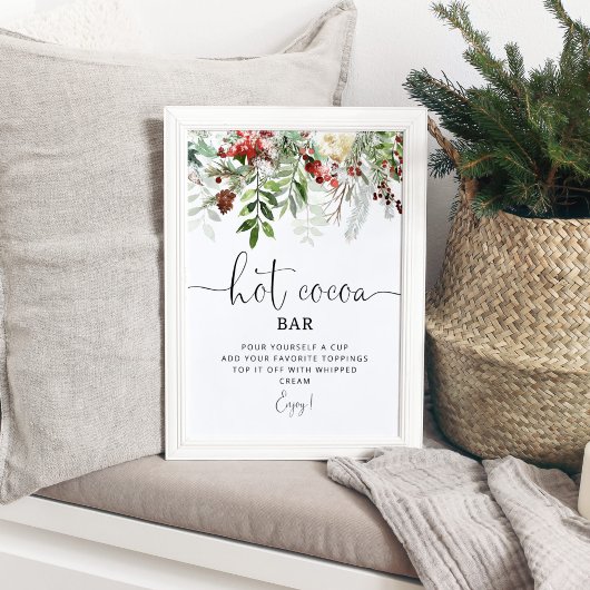 Evergreen Hot cacaobar Poster