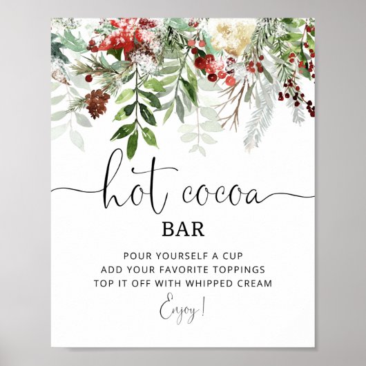 Evergreen Hot cacaobar Poster (Voorkant)