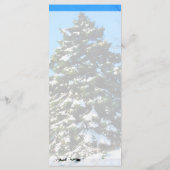 Evergreen in Winter Wedding Menu (Achterkant)