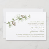Evergreen Invitation Kaart (Voorkant)