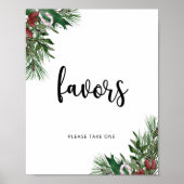 Evergreen is onderweg naar de winter Favors Poster (Voorkant)