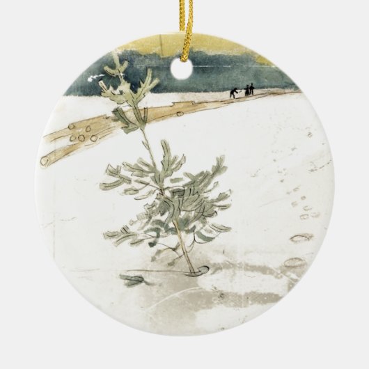 Evergreen Keramisch Ornament (Voorkant)