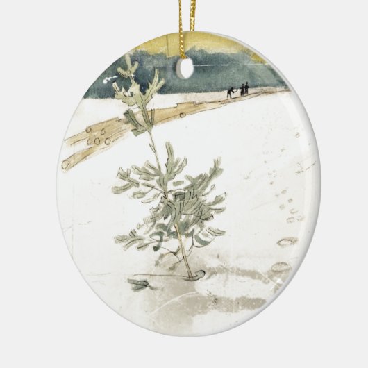 Evergreen Keramisch Ornament (Links)