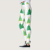 Evergreen kerstbomen leggings (Links)