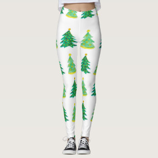Evergreen kerstbomen leggings