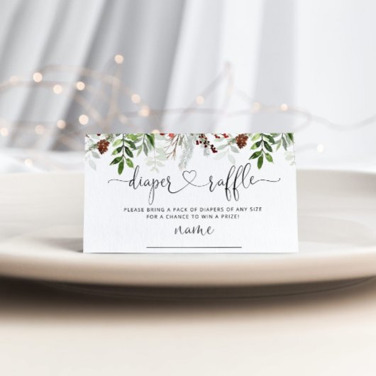 Evergreen kerstboomkleerkaartje informatiekaartje