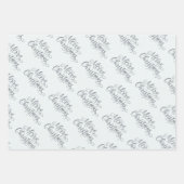 Evergreen kerstcadeau inpakpapier vel (Voorkant 2)