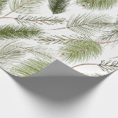 Evergreen kerstinpakpapier cadeaupapier (Hoek)