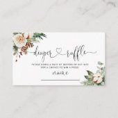 Evergreen kerstkleerkaartje informatiekaartje (Voorkant)