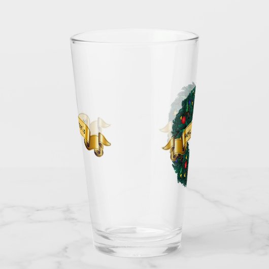 Evergreen Kerstkrans Glas (Rechts)