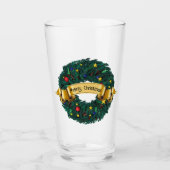 Evergreen Kerstkrans Glas (Voorkant)