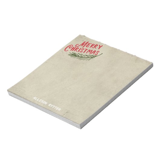 Evergreen Kerstmis | NOTITIEBLOK (Linkerzijde)