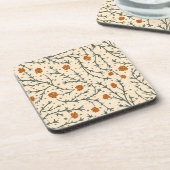 Evergreen Kisses Under the Mistletoe Bier Onderzetter (Linkerzijde)