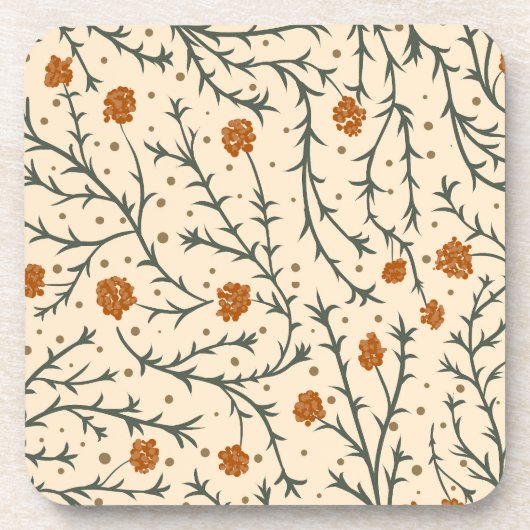 Evergreen Kisses Under the Mistletoe Bier Onderzetter (Voorkant)