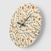 Evergreen Kisses Under the Mistletoe Heart Grote Klok (Hoek)