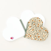 Evergreen Kisses Under the Mistletoe Heart Notitieboek (Binnen)
