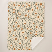 Evergreen Kisses Under the Mistletoe Sherpa Deken (Voorkant)