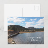 Evergreen Lake in Evergreen, Colorado Briefkaart (Voorkant / Achterkant)