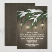 Evergreen Lantern repetitie diner uitnodigingen (Voorkant / Achterkant)