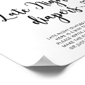 Evergreen Late night diapers game Poster (Hoek)