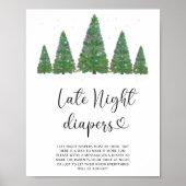 Evergreen Late night diapers game Poster (Voorkant)