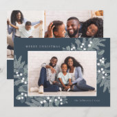 Evergreen Lijst Photo Holiday Card (Voorkant / Achterkant)