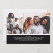 Evergreen Lijst Photo Holiday Card (Achterkant)