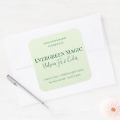 Evergreen Magic Christmas Candle Label | Custom (Envelop)