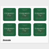 Evergreen Magic Christmas Candle Label | Custom (Vel)