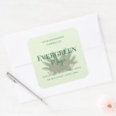 Evergreen Magic Christmas Candle Label | Custom (Envelop)