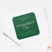Evergreen Magic Christmas Candle Label | Custom (Envelop)