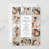 Evergreen Memories | 10 Fotocollage Kerstmis Feestdagenkaart (Voorkant)