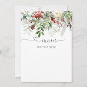 Evergreen-menukaart Kaart (Voorkant)