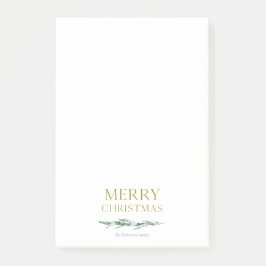 Evergreen Merry Christmas Post-it® Notes