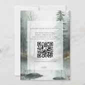 Evergreen Mist Forest QR Save the Date (Achterkant)