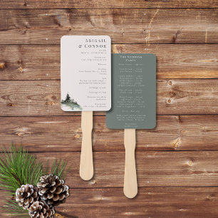 Evergreen Mountain Mist Rustic Winter White Grey P Handwaaier