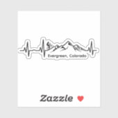 Evergreen MTB Vinyl Sticker (Vel)