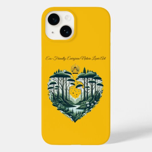 Evergreen Natuur Lover Art Case-Mate iPhone Case (Achterkant)