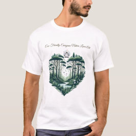 Evergreen Natuur Lover Art T-shirt