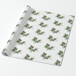 Evergreen Nest-kerstinpakpapier Cadeaupapier