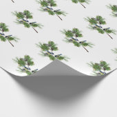 Evergreen Nest-kerstinpakpapier Cadeaupapier (Hoek)