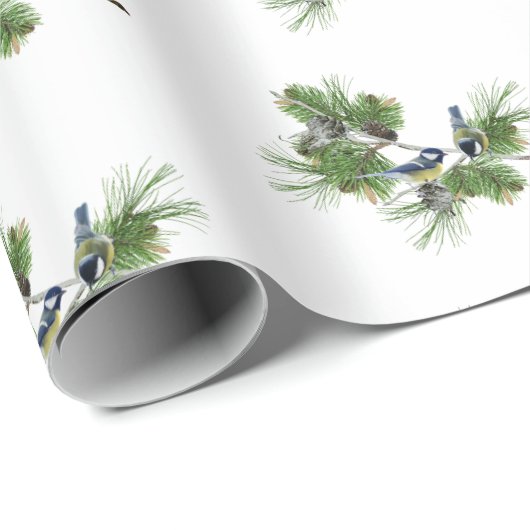 Evergreen Nest-kerstinpakpapier Cadeaupapier (Rol Hoek)