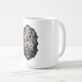 Evergreen New Year T-Shirt, Premium Art Koffiemok (Voorkant rechts)