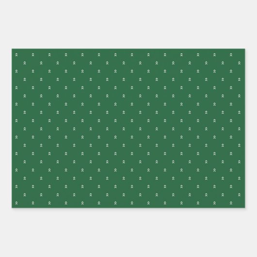 Evergreen-patroon Inpakpapier Vel (Voorkant)