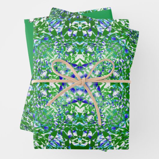 Evergreen Pattern-pakpapier Inpakpapier Vel (In situ)