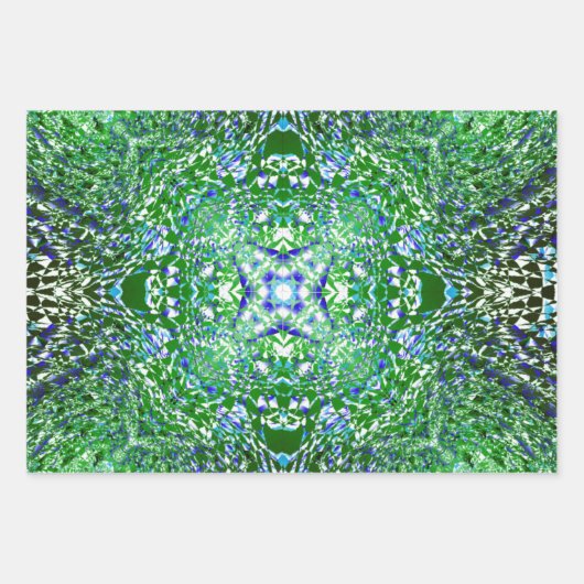 Evergreen Pattern-pakpapier Inpakpapier Vel (Voorkant)