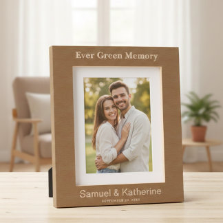 Evergreen Photo Memory Gegraveerde Lijstjes