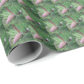 Evergreen Pine Cone Pattern Holiday Cadeaupapier (Rol Hoek)